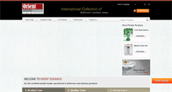 Desktop Screenshot of orientceramic.com